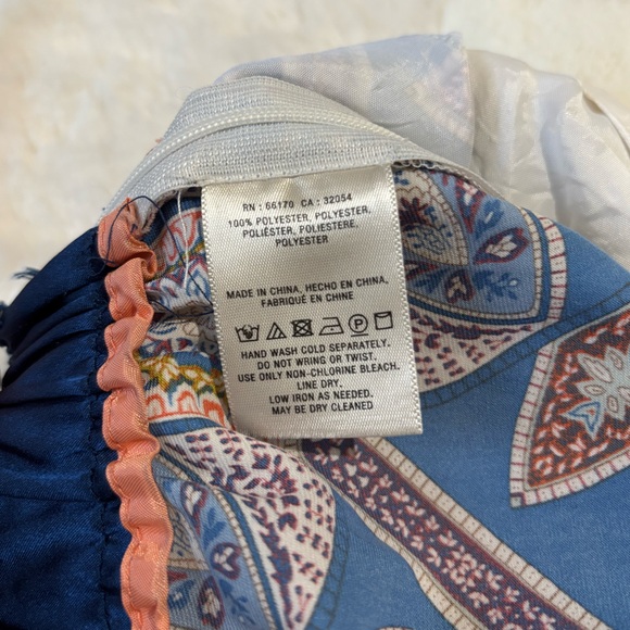 Anthropologie Elevenses Ines Paisley Printed Wide Leg Pants - Picture 4 of 8